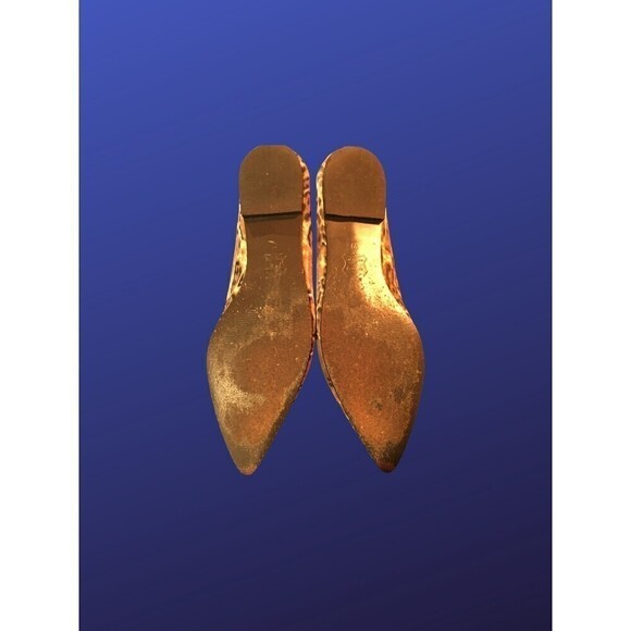 MIA “Courtney” Pointy Toe Flats, LEOPARD Print Fabric, Size 10M, EUC - Picture 9 of 9